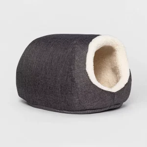 Pet Cave Dog & Cat Bed - XS - Gray
