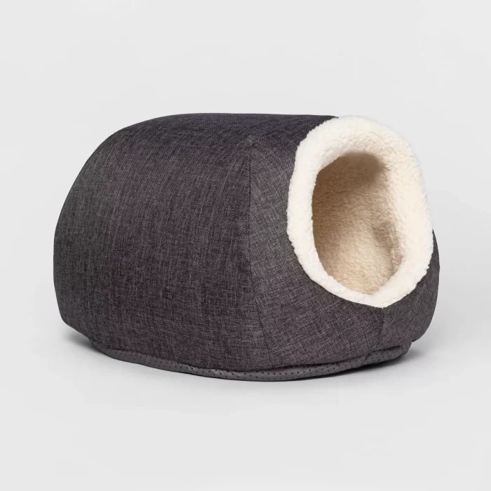 Pet Cave Dog & Cat Bed - XS - Gray