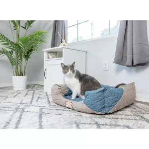 Soft upholstery Cat Bed, Skid free Nest Pet Bed